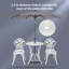 Ensemble bistro rond en aluminium 24 po pour 2 personnes Round