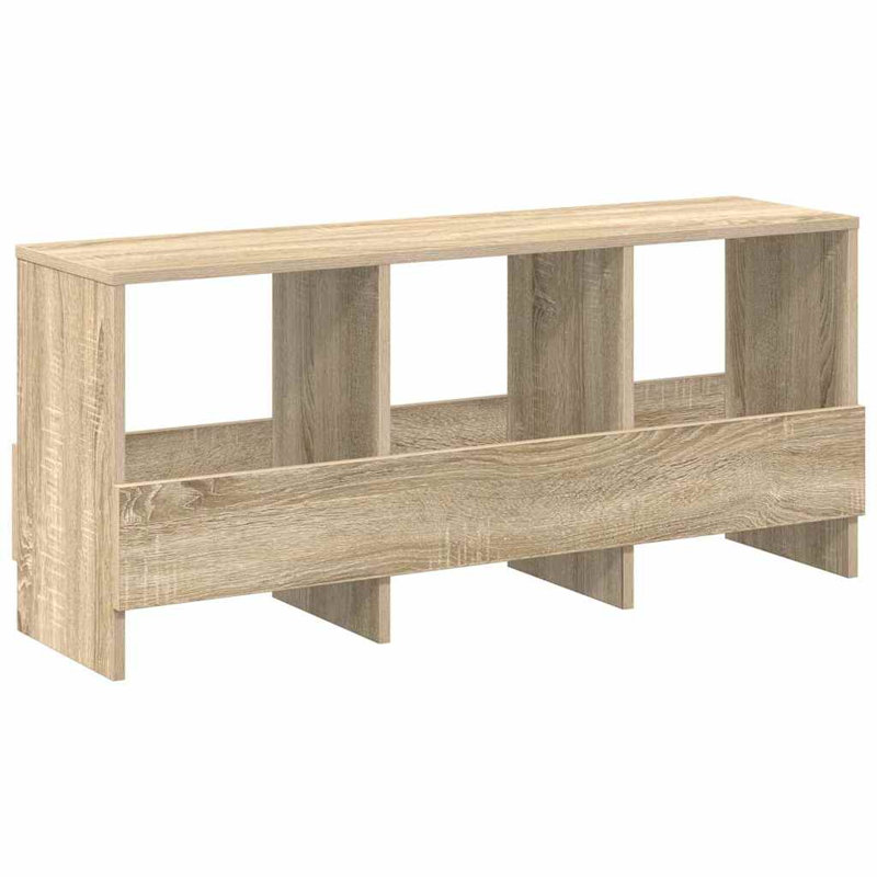 Wood Free Standing Magazine Rack, Beige
