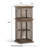 34.25'' H Metal Floor Lantern