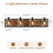 4-light Dimmable Farmhouse Vanity Light 31.5" Large Bathroom Fixture-1581134487
