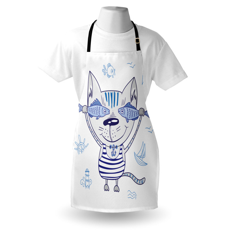 No Pattern Bib Apron