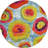 Elvia Abstract Blue/Red/Yellow Area Rug-19384328