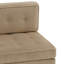 Fauteuil capitonné en velours côtelé-1283549084