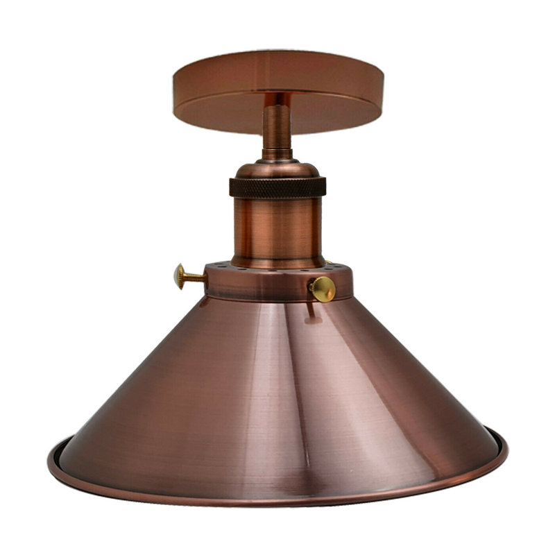Boldt Semi Flush Mount, Copper, Copper