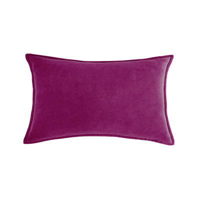 Ensemble de 2 housses de coussins décoratifs carrés mauves 20 po x 20 po  