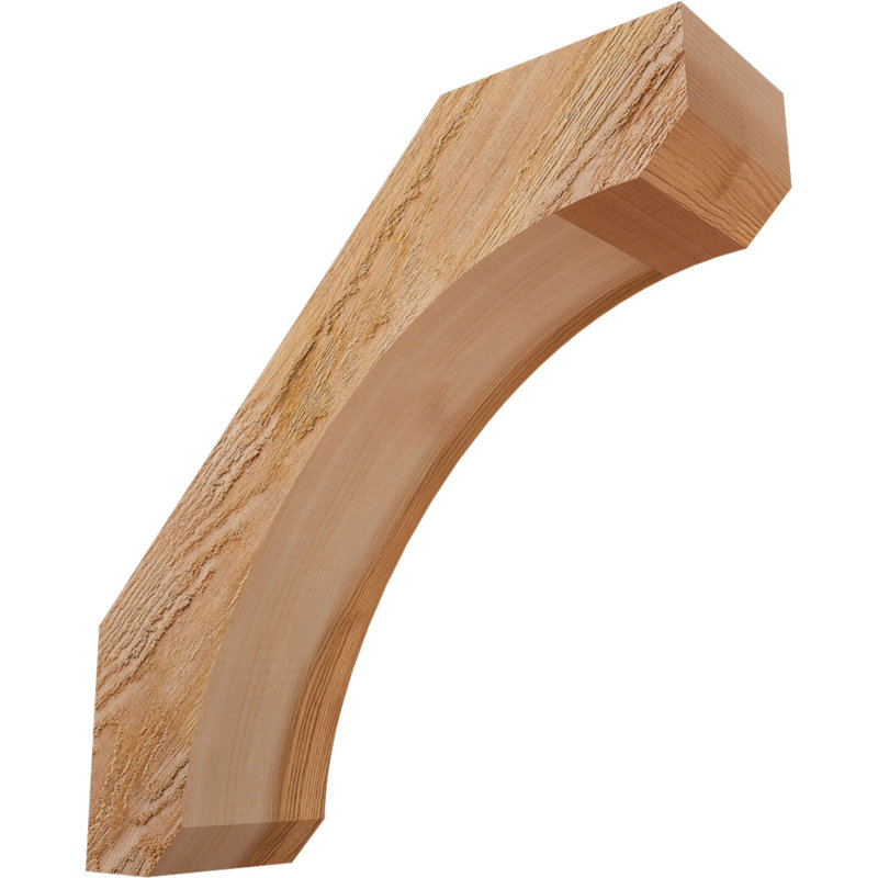 Legacy Knee Brace, Western Red Cedar, 14" H x 4" W x 14" D