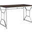Bureau en aggloméré / chrome Martha