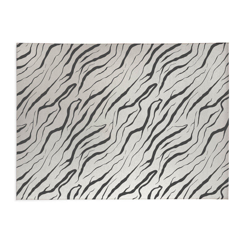 Paillasson Lush Cracks, Ivoire ivoire, L 48 po x L 72 po