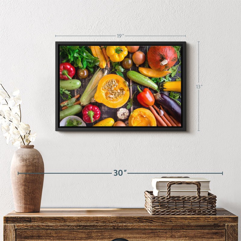 «Jumble de légumes», H 13 po x l 19 po