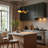 Grigor 5-Light Dimmable Drum Geometric Chandelier