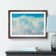 The Crisp Clouds in Abstract - Picture Frame Graphic Art Print