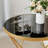 Modern Faux Marble Top Round End Table For Living Room, Bedroom, or Office-1394875401