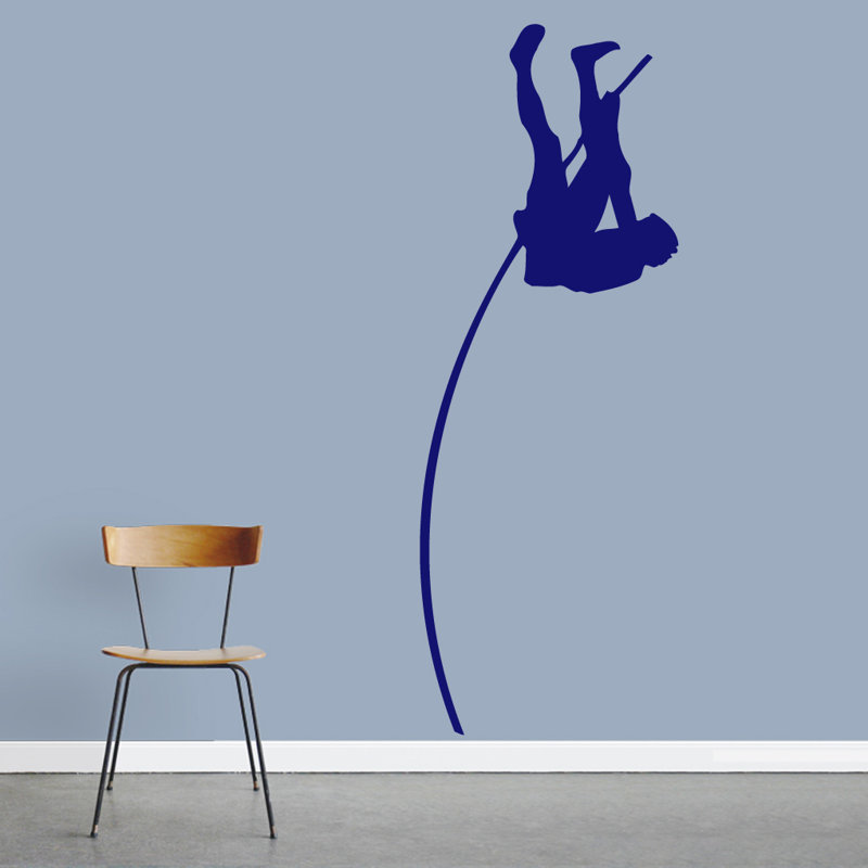 Adhésif décoratif poteau perchoir, Bleu marine