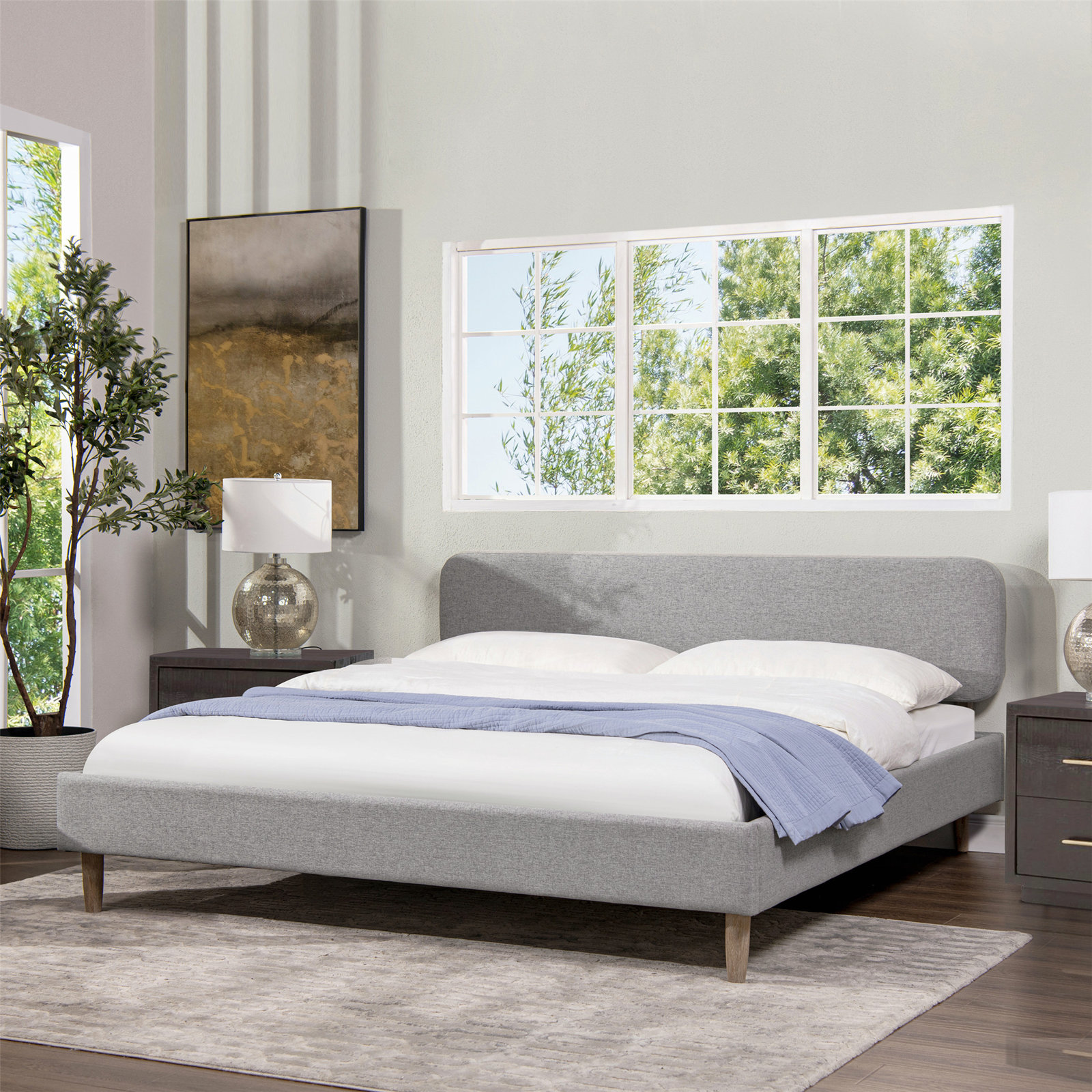 Compass Upholstered Bed, King