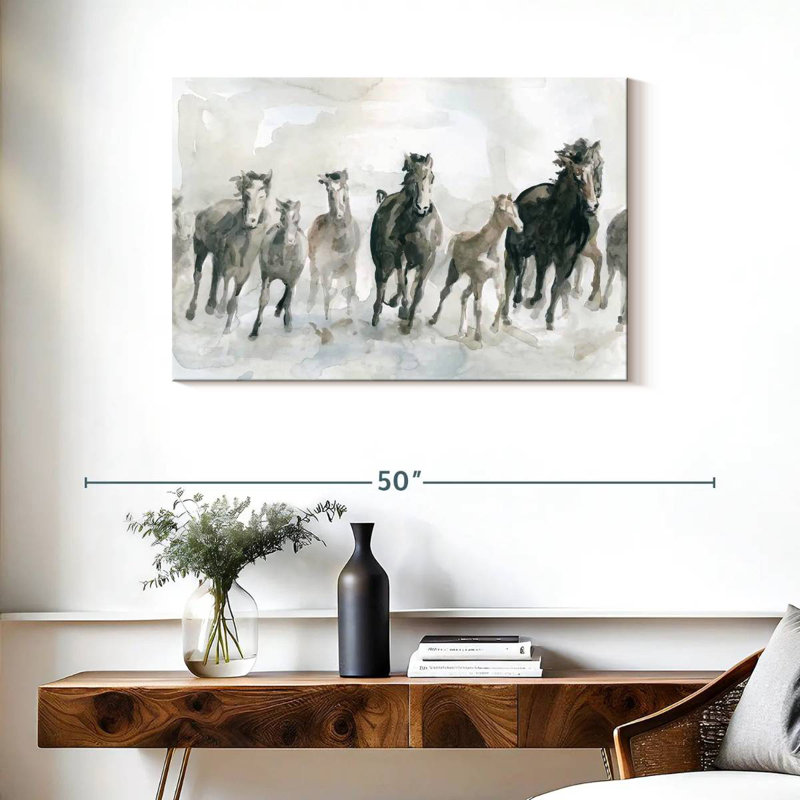 Running Wild Illustration, 24" H x 36" W