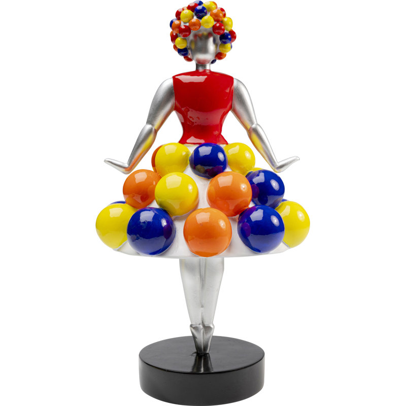 Prima Ballerina Pom Colore Figurine, Multicolour