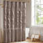 Rideau de douche semi-diaphane 72 x 72 po Laurel Taupe-50224891-50224892