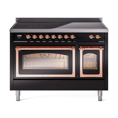ILVE Nostalgie II Noblesse 48 in Induction Range, 6 Induction Elements (Glass Door)