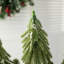 21"L Christmas Potted Triple Trees Centerpiece Or Table Tree