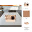 Ensemble de plateaux de service Sumiah