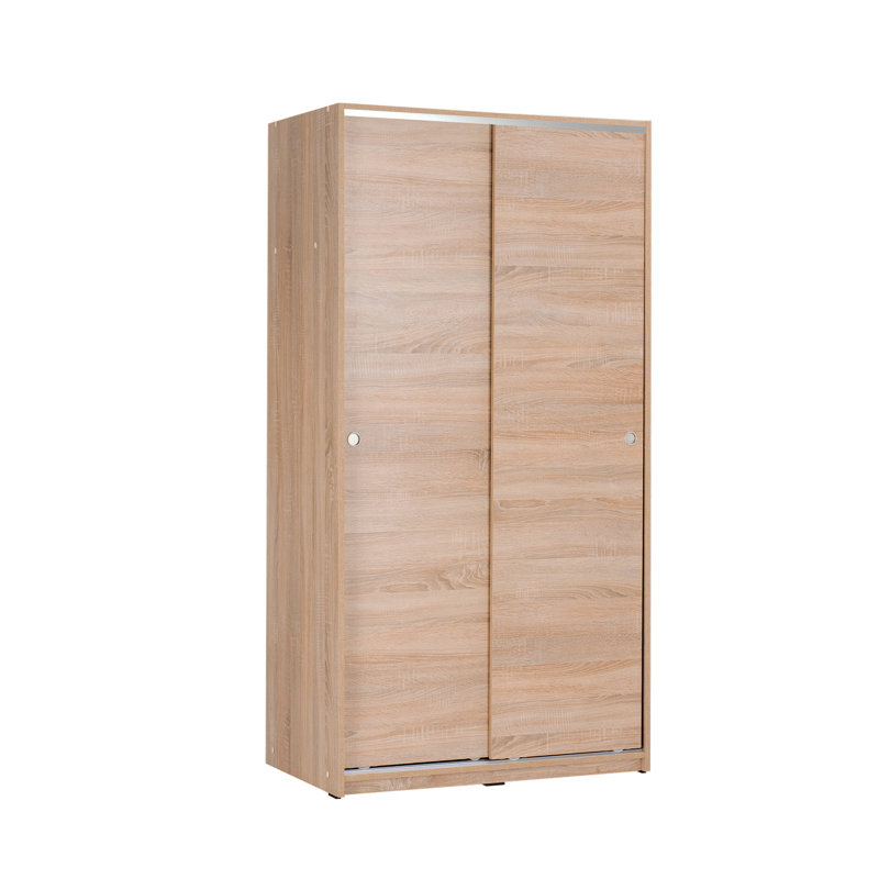 Gerling 2 Door Manufactured Wood Wardrobe, Sonoma