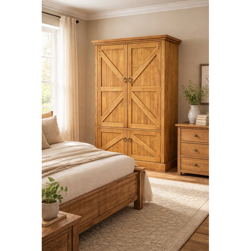 Armoire Kellogg, Jaune rustique