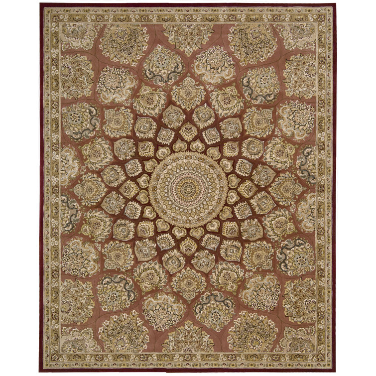 Deguzman Silk Oriental Indoor Rug