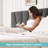 King Size Bed Frame With Adjustable Headboard And 4 Storage Drawers, Soft Upholstered Platform Bed Frames With Wooden Slats Support, No Box Spring Needed, Dark Grey