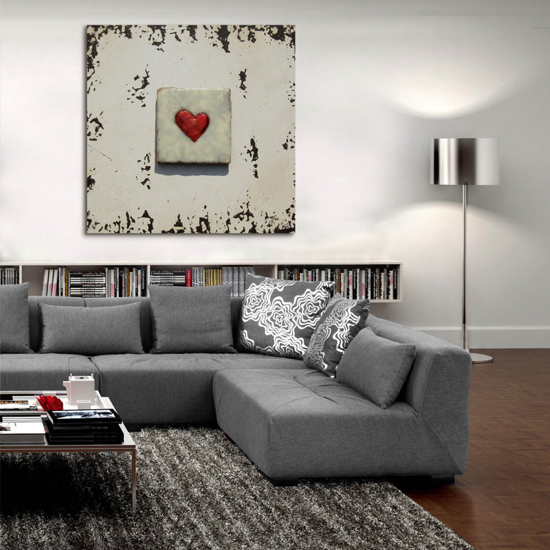 "Il était un amour 2" par LovIsArt, H 36 po x l 36 po x P 0,2 po