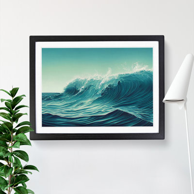 Delightful Ocean Wave - Single Picture Frame Painting