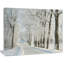 «Winter Road in Dense Foggy Forest», reproduction de photo sur toile-19408832