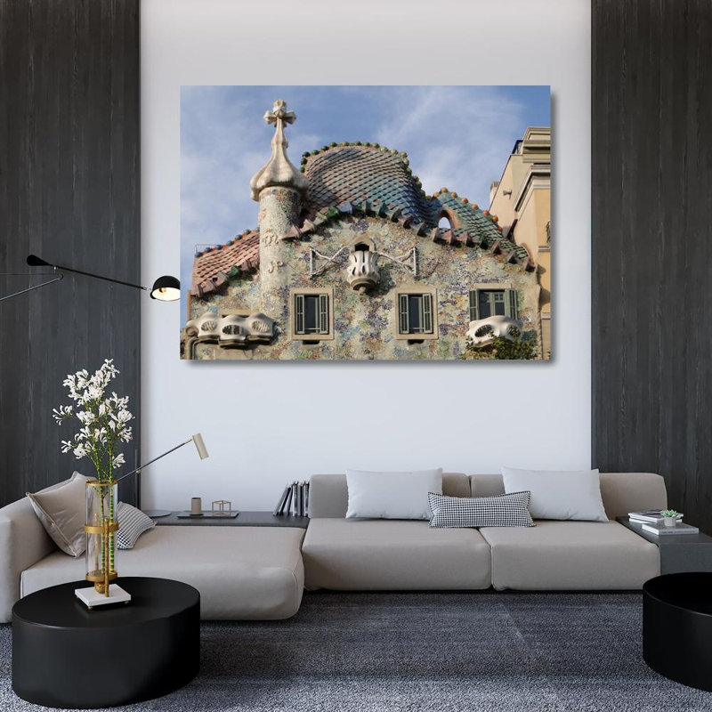 Casa Batllo, Barcelona, Spain, 36" H x 48" W