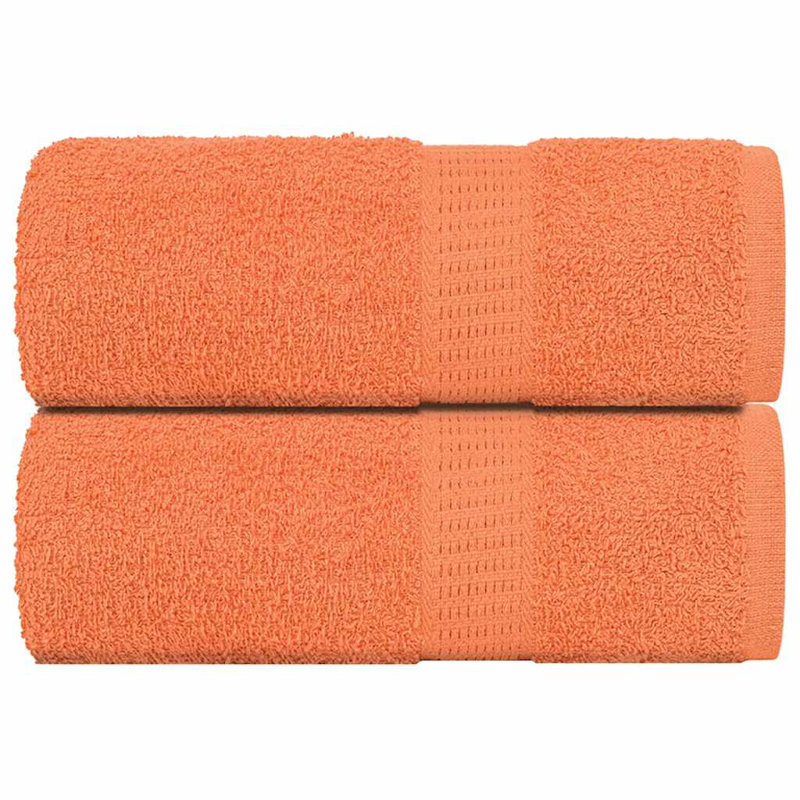 Sawiki 100% Cotton Bath Towels, Brown, Fingertip Towel - 2 Pack