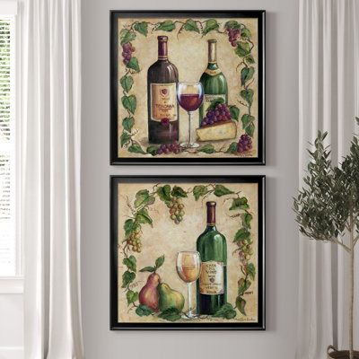 " Vino Di Toscana " 2 - Pieces