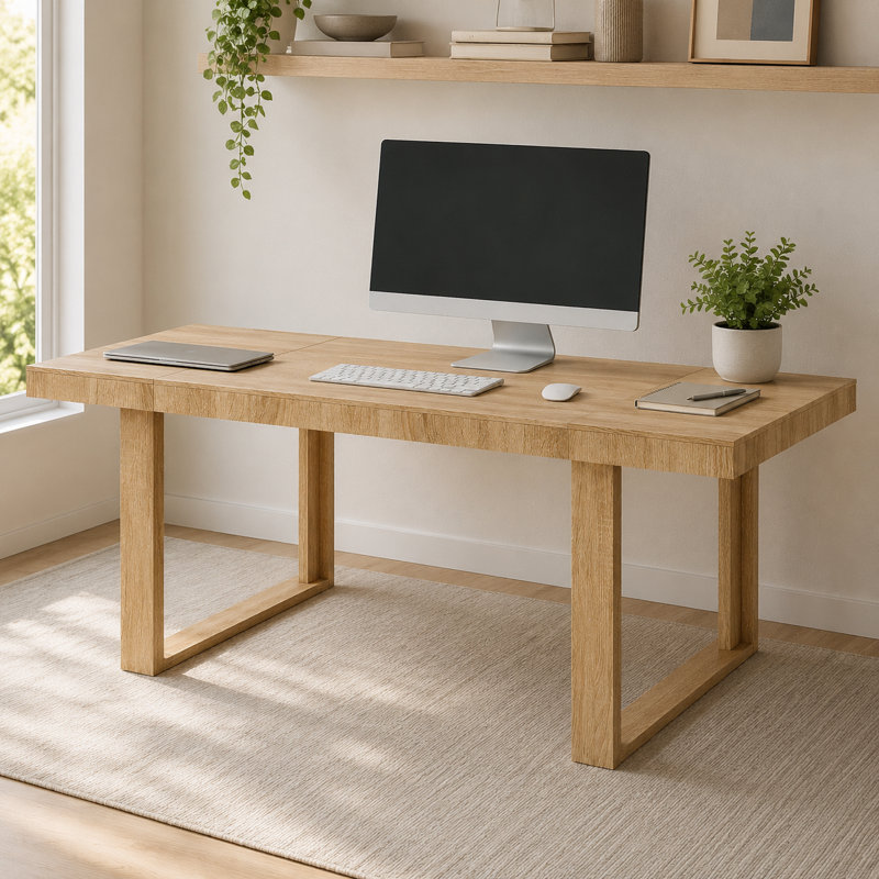 Hassa Writing Desk, Brown