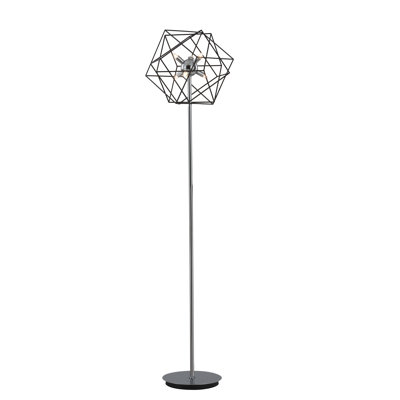 Casandra 165cm Chrome Novelty Floor Lamp