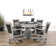 Eric 53'' 8 - Player Mahogany Reversible Poker Table with Chairs