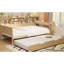 Lit de jour simple multifonctionnel avec bureau d'étude et lit gigogne - Une taille de mobilier de chambre à coucher moderne convenant aux petits espaces-130165103