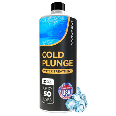 AquaDoc Cold Plunge Water Treatment - Ice Bath Cleaner and Water Stabilizer - Cold Plunge Weekly Treatment for Fresh Water - Made in USA - 32oz