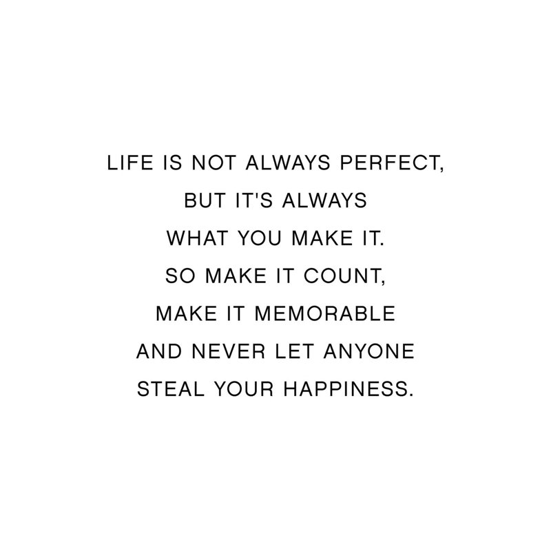 Life Is Not Always Perfect by Mambo Art Studio - Wrapped Canvas Gallery-Wrapped Canvas Giclée