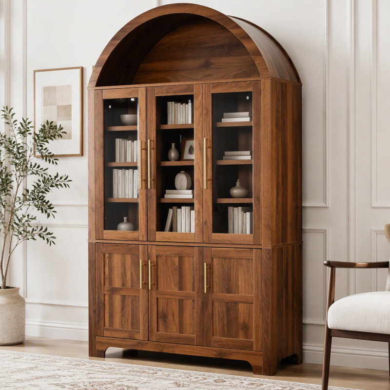72.8 " H Kitchen Pantry, Brown