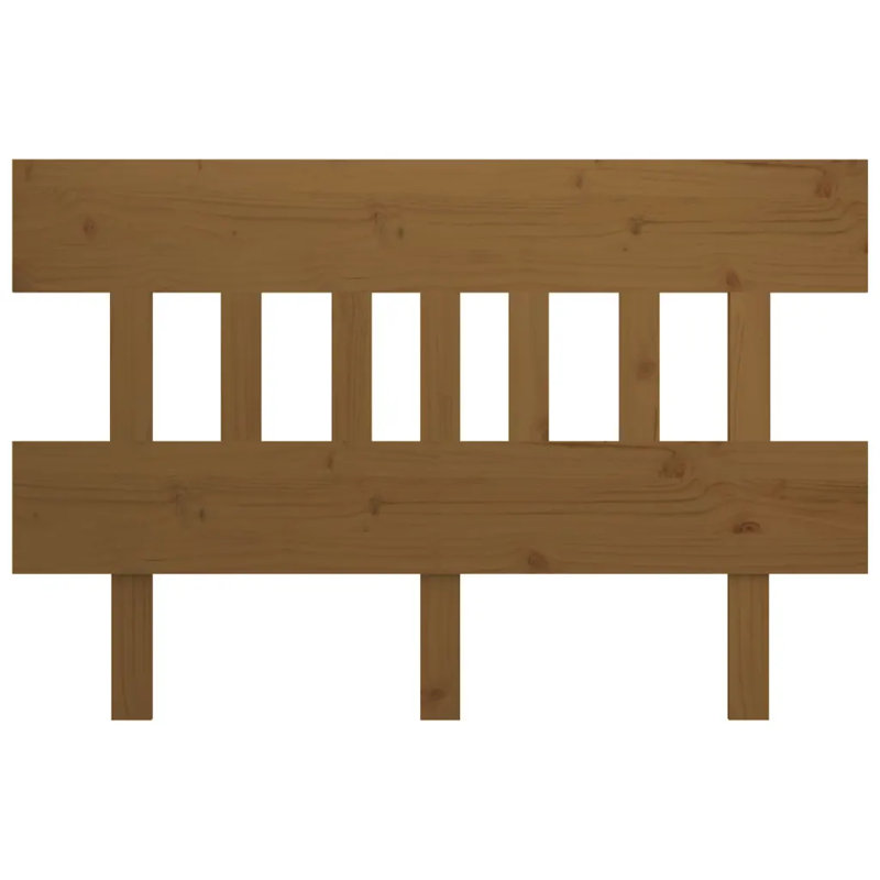Jasee Solid Wood Headboard, 123.5 x 81 cm, Honey Brown