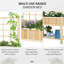 Lit de jardin surélevé en bois, boîte à fleurs surélevée de style Coutryside