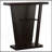 Cappuccino 2-Shelf Console Table