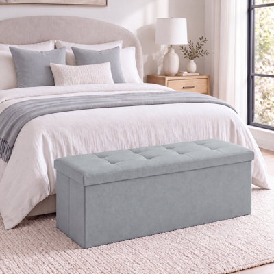 110 cm W Foam Padding Ottoman