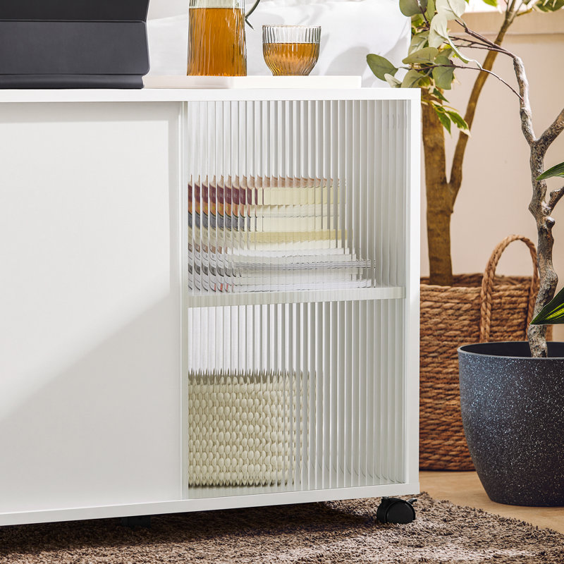 Quashaun 87cm Wide 3 -Drawer File Cabinet