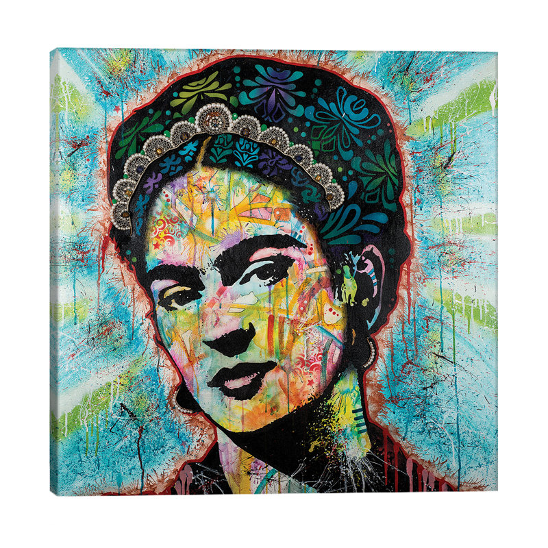 Frida by Dean Russo - Print, 66.04 cm H x 66.04 cm W x 1.91 cm D, No Frame