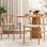 Chaises de salle à manger à dossier en Y en bois massif Wishbone