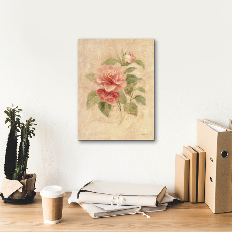 Art mural sur toile  «Sc parfum Floral 3» par Danhui Nai, H 16 po x l 12 po