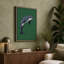 Leaping Dolphin Modern - Wrapped Canvas-1565132553-1565132561